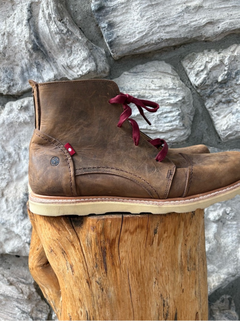 New Oliberté Leather Boots Size 10 Made in Canada Vibram Sole - Picture 2 of 9